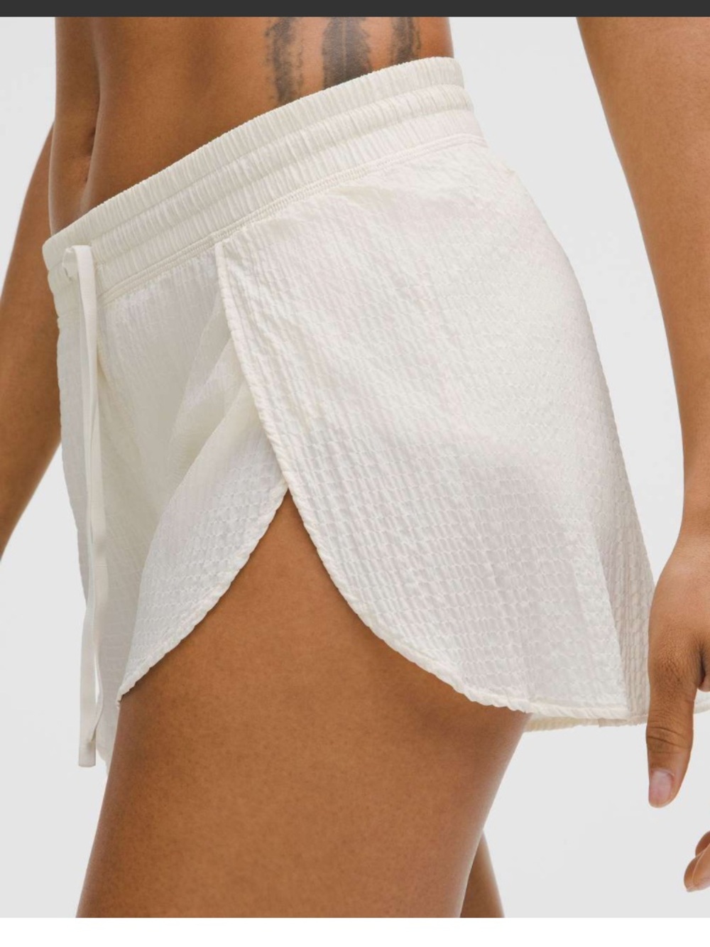 NWOT Lululemon Negative Split Textured Run Short 2.5"